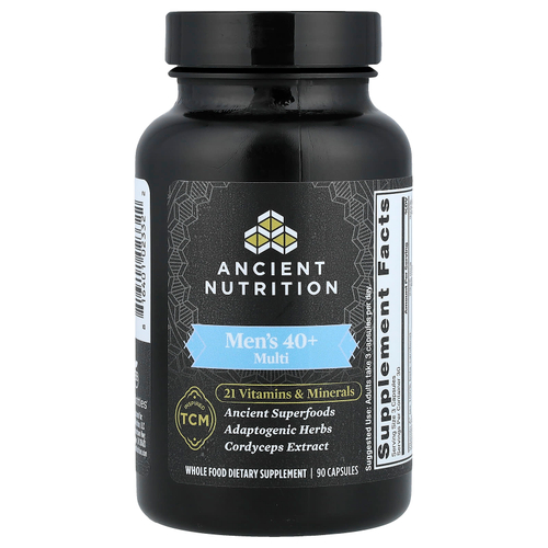 Ancient Nutrition, мультивитамины для мужчин старше 40 лет, 90 капсул