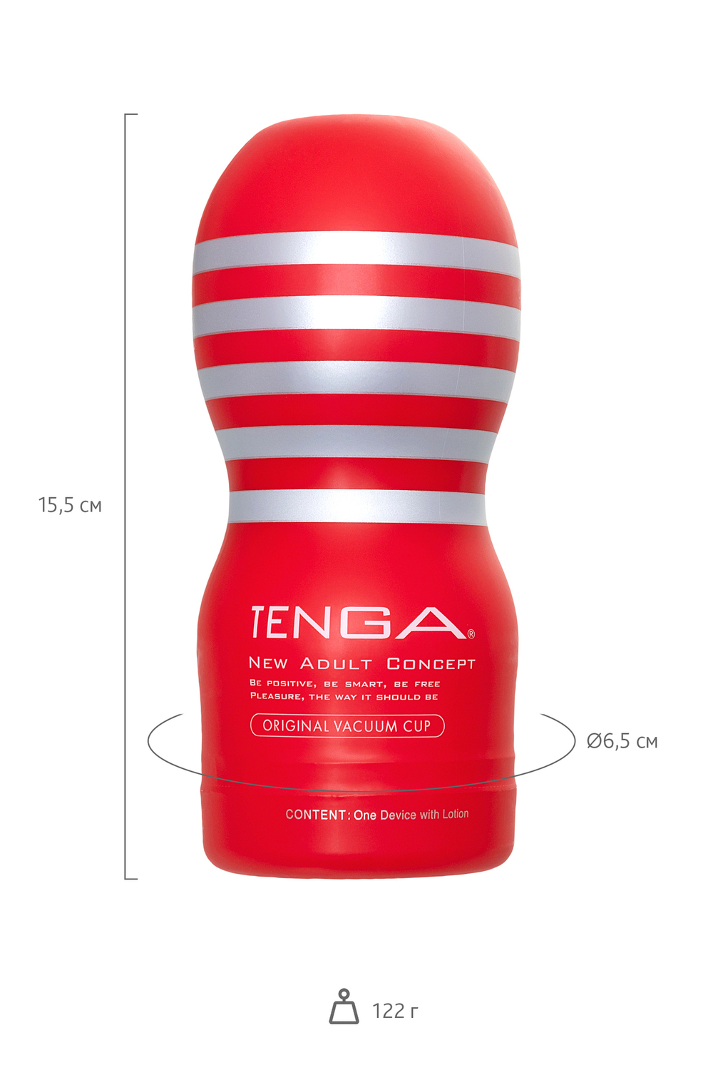 Мастурбатор Tenga Original Vaccum Cup Глубокий Ротик красный