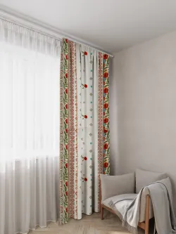 Штора из рогожки на кухню, для спальни, гостиной 145х240 1шт