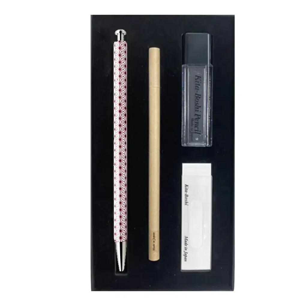 Карандаш KITA-BOSHI PENCIL 2,0 мм с грифелями, резинкой и точилкой в коробке (OTP-680WAH-E/19908)