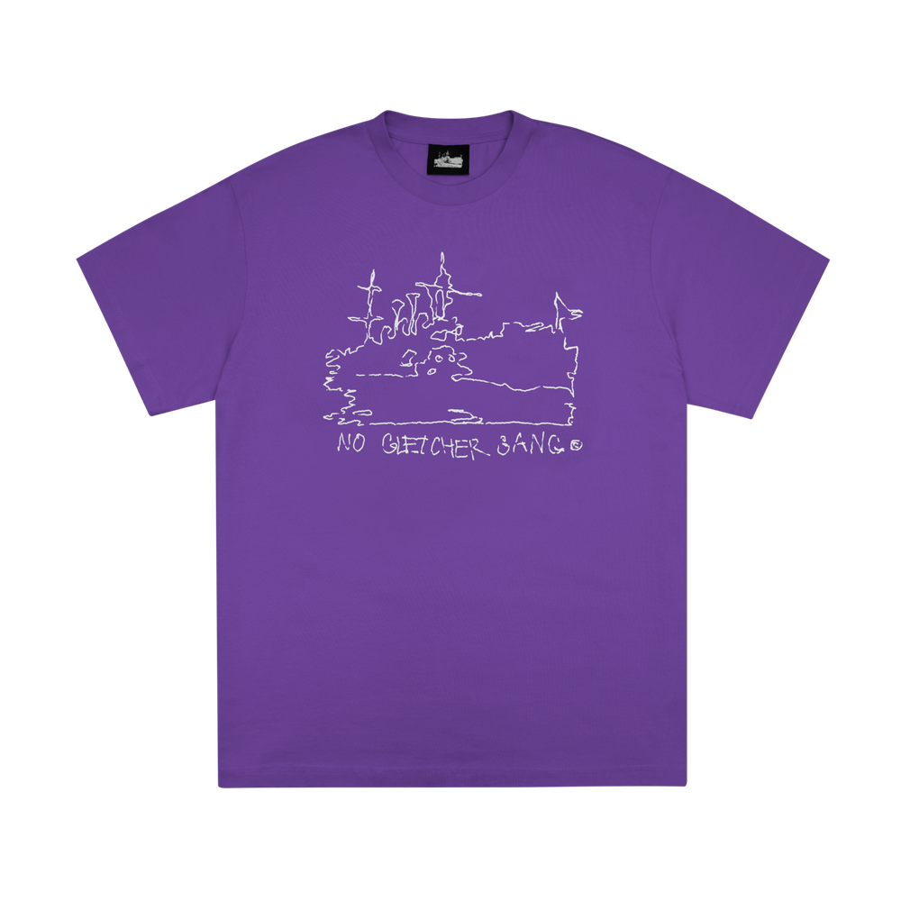 DRAW LOGO T-SHIRT PURPLE