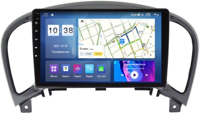 Магнитола для Nissan Juke 2011-2019 - Parafar PF789LUX1XHD на Android 13, CarPlay, 4G SIM-слот