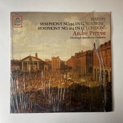 Винтажная виниловая пластинка LP Haydn Гайдн, Pittsburgh Symphony Orchestra, Andre Previn Симфония Symphony No. 94 In G Surprise (США 1980)