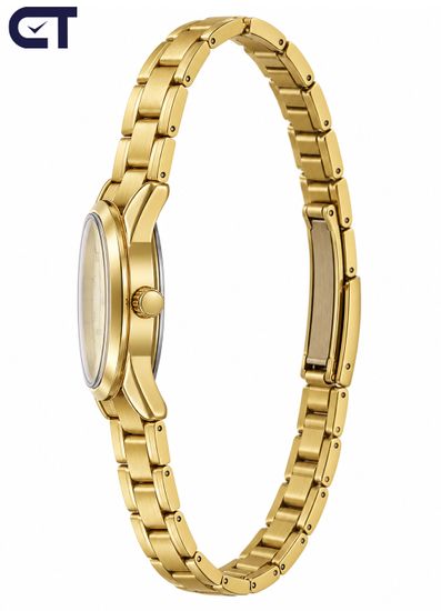 CASIO LTP-V001G-9B CASIO Collection женские наручные часы — золотистый монохром, тонкий корпус и винтажная элегантность