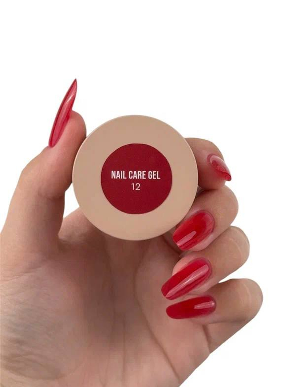 Lovia Cure Nail Care Gel 12 - Гель моделирующий винно-красный