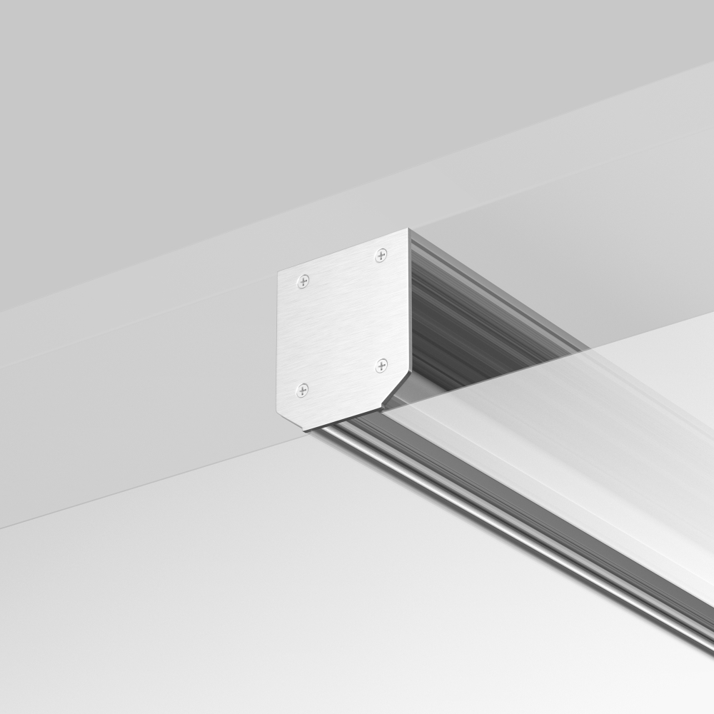 Заглушка торцевая к профилю, 2шт Maytoni  Exility 23мм TRA034MPEC-21S(N)