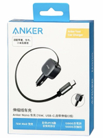 Автомобильное зар. устр. Anker Nano (A2738PA2) 75W с кабелем Type-C черное