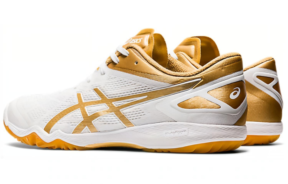 ASICS Attack Dominate Ff 2 "White Pure Gold" Women"s