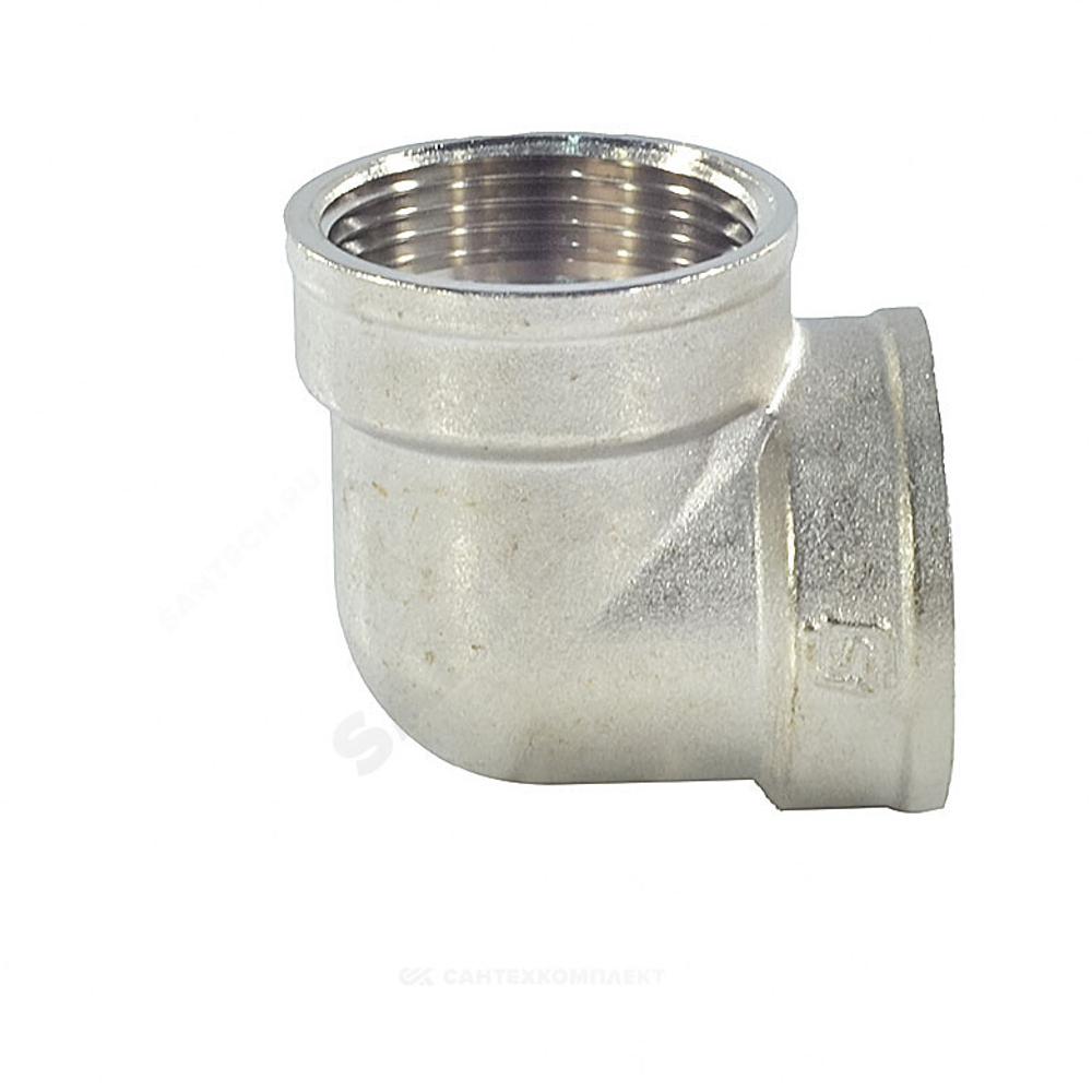 Угольник латунь никель Ду 20 (3/4") ВР/ВР SantechSystems