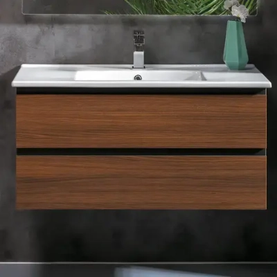 Тумба без раковины Armadi Art Capolda 100 dark wood
