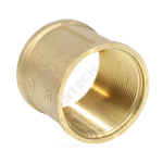 Муфта латунь Ду 15 (1/2") ВР/ВР VALFEX VF.170.L.012