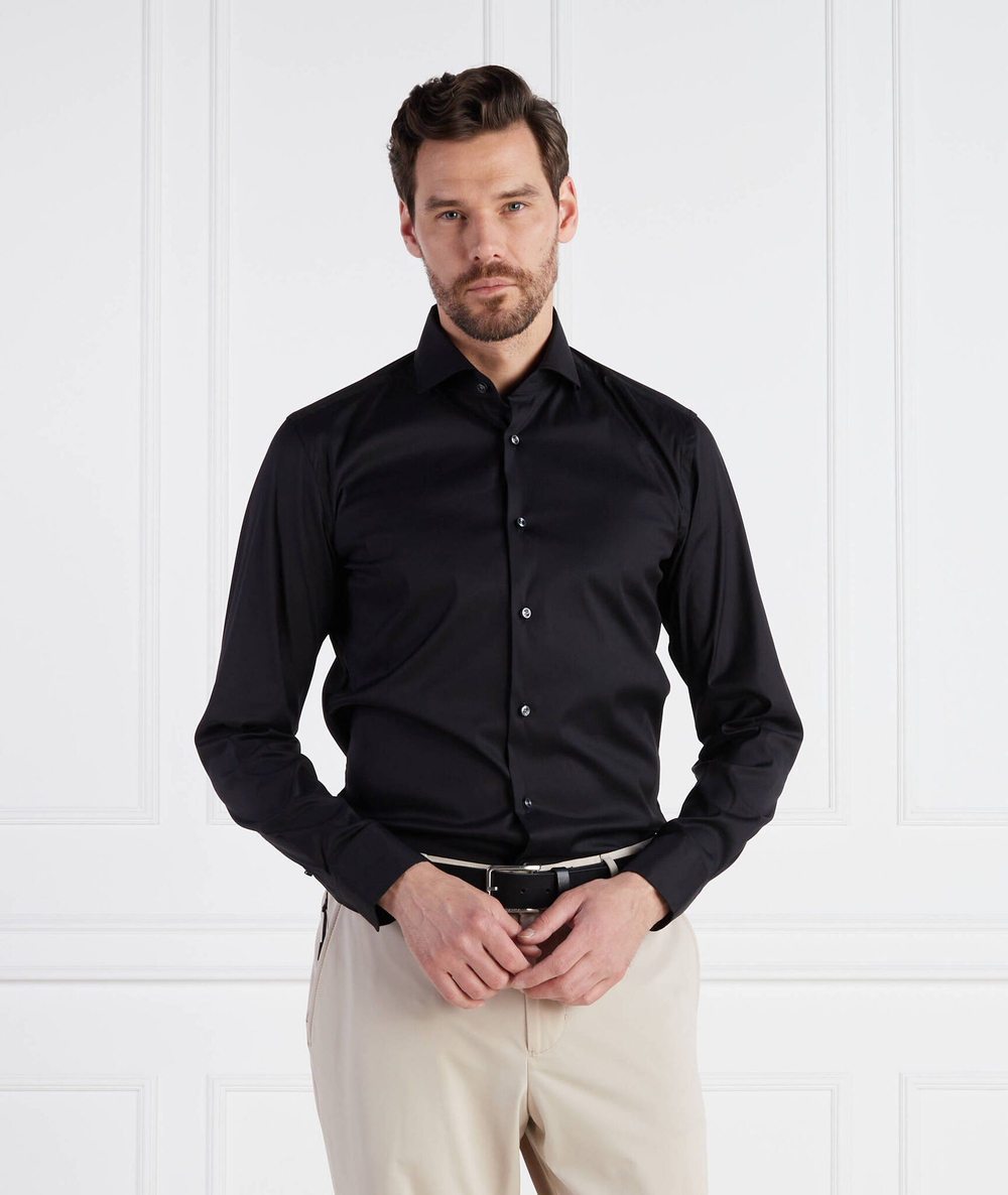 Рубашка P-HANK-spread-C1-222 BOSS BLACK - черный(50479915)
