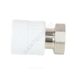 Муфта PP-R комбинированная белая Дн 20х1/2" с накидной гайкой VALFEX 10139020