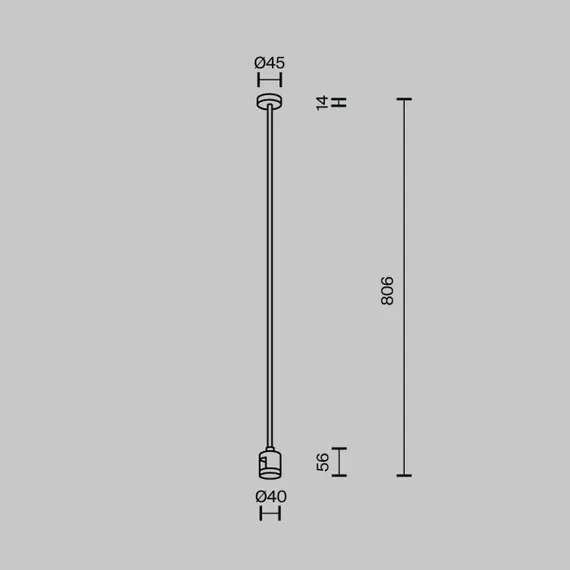 Крепление потолочное Accessories for tracks Flarity TRA159C-IPCL1-B Maytoni