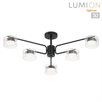 Люстра на штанге 6*GX53 8349/6C черный/прозрачный NATALINA Lumion