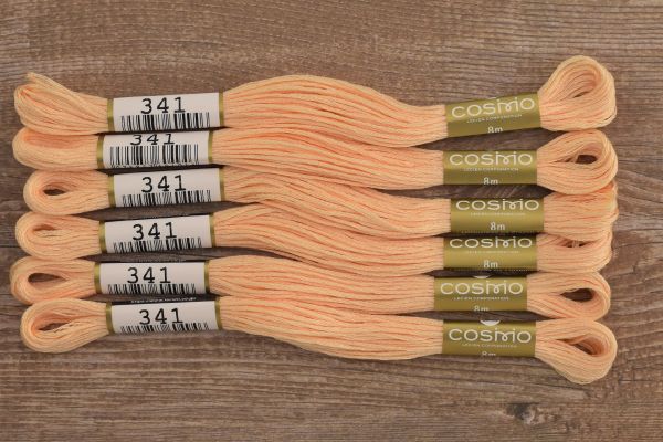 Мулине Lecien Cosmo, цв. 0341 / 6 мот. по 8 метров, в 6 сложений