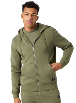 Мужская теннисная кофта Björn Borg Centre Zip - dysty olive