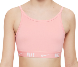 Топ для девочки теннисный Nike Trophy Bra - coral chalk/coral chalk/white