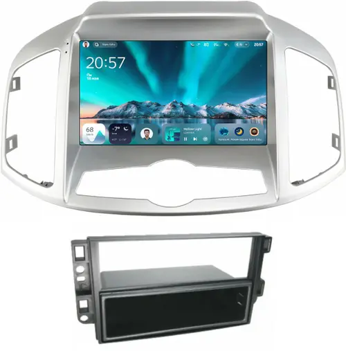 Магнитола для Chevrolet Captiva 2011-2015 (перенос БК вниз) - Teyes CC4 монитор 9.2" 2K QLED на Android 14, Быстрейшая, Snapdragon 680, DSP, CarPlay, 4G SIM-слот
