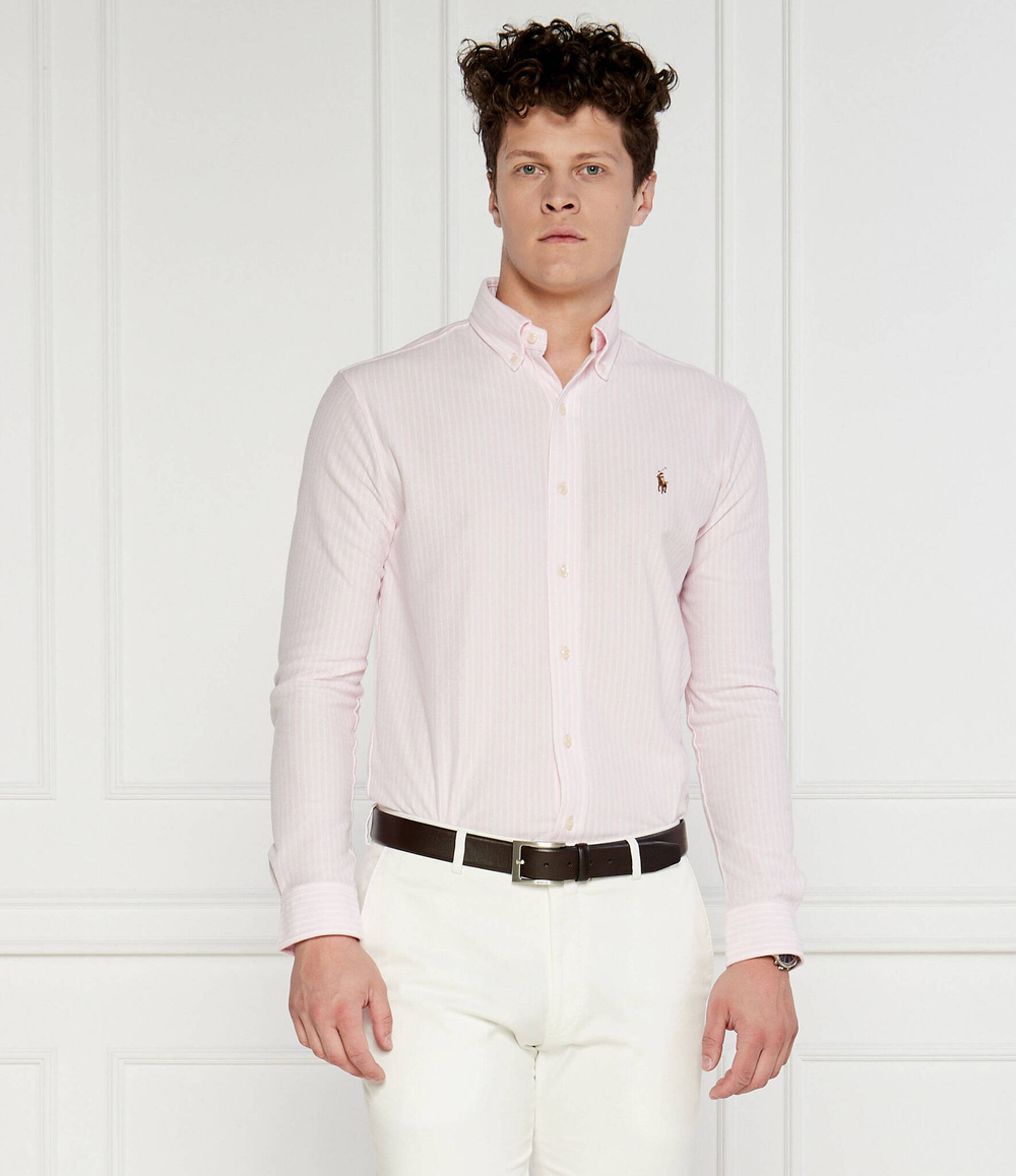Рубашка POLO RALPH LAUREN - пудрово-розовый(710934575)