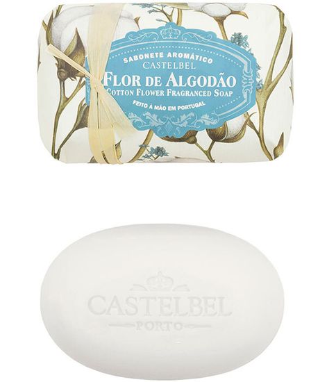 Цветы хлопка, ароматизированное мыло Cotton Flower, Castelbel Porto