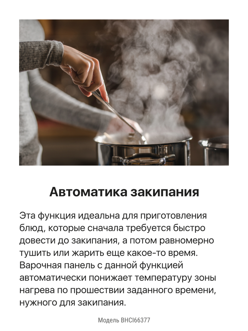 Электрическая панель Hansa BHCI66377