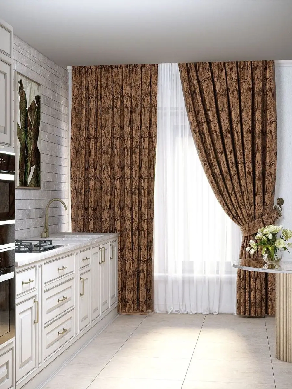 Комплект штор микрософт Ливадия 37/2092-5-11 2,0м*2,7м