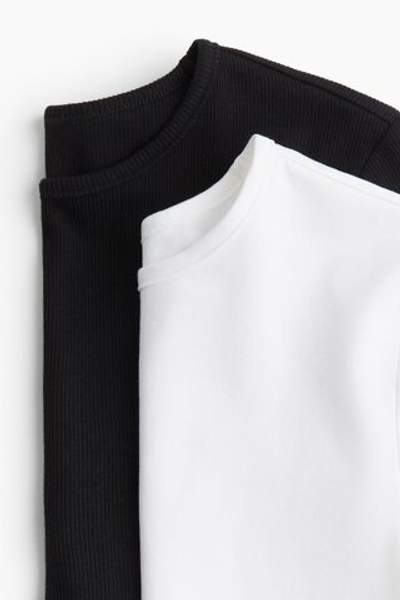Укороченные футболки, 2 шт. - H&M