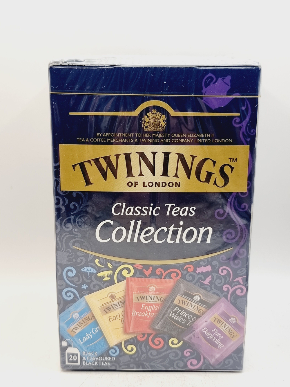 Чай черный Twinings Classics Teas Collection ассорти 20 пакетиков, 40 г (из Финляндии)