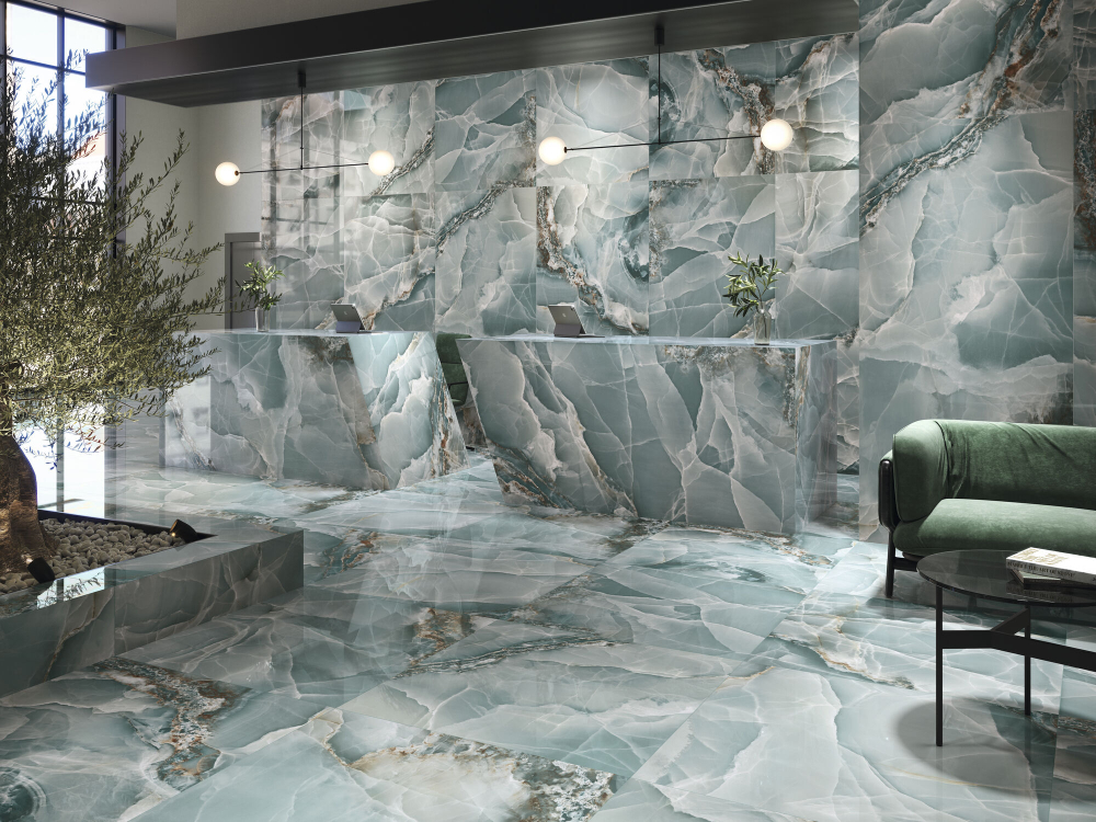 Baldocer Onyx Turquoise Pulido 120x260