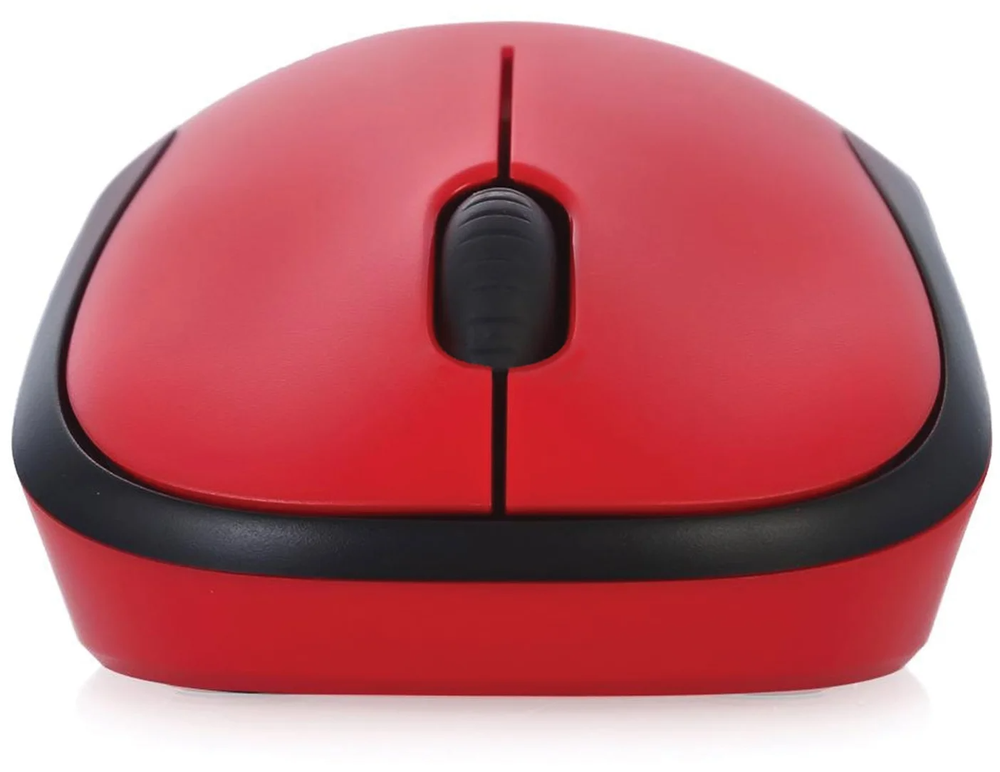 Беспроводная мышь Logitech M220 Silent, красный