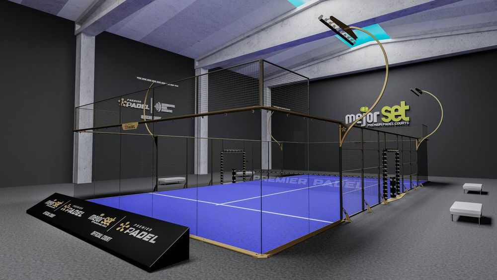Центральный корт с Итогового турнира Premier Padel Tour Finals Barcelona 2024
