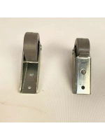Опора роликовая 422 с резиновым колесом D42, 2 шт