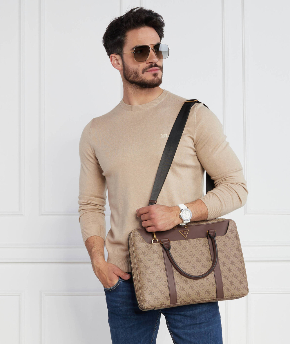 Сумка для ноутбука 15" Guess - коричневый(HMEVZL P3138)