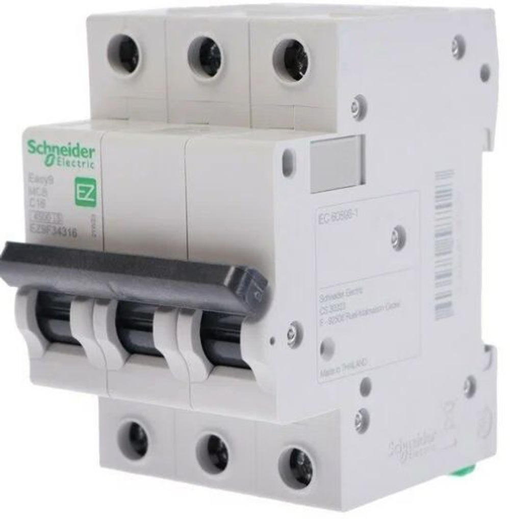 Автоматический выключатель Schneider Electric Easy 9 (C) 4,5kA 16 А