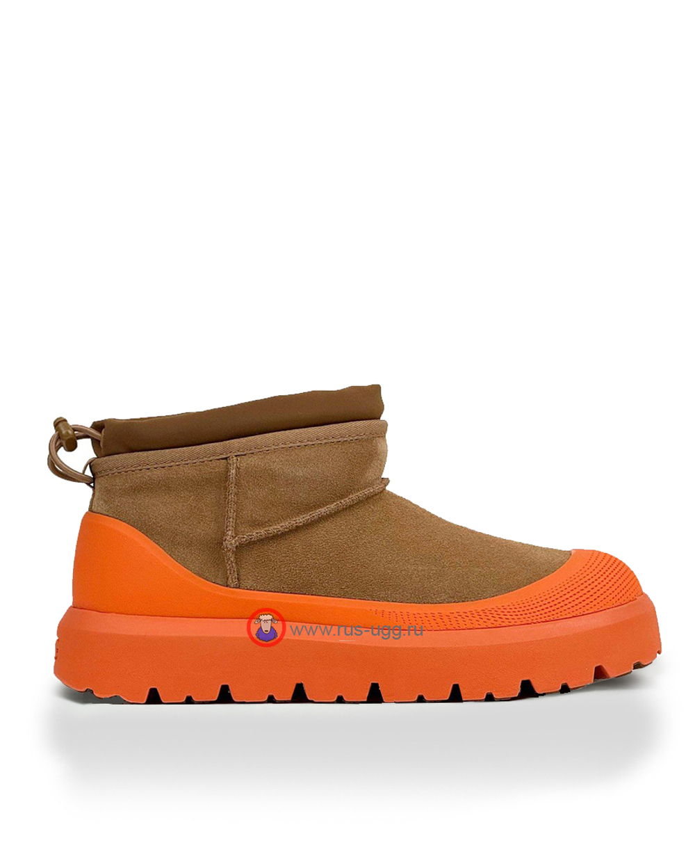 UGG MEN'S ULTRA MINI HYBRID Chestnut/Orange