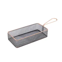 Корзинка для подачи 28,5*15,5 см h5,2 см Antique Copper прямоуг. нерж. P.L. Proff Cuisine
