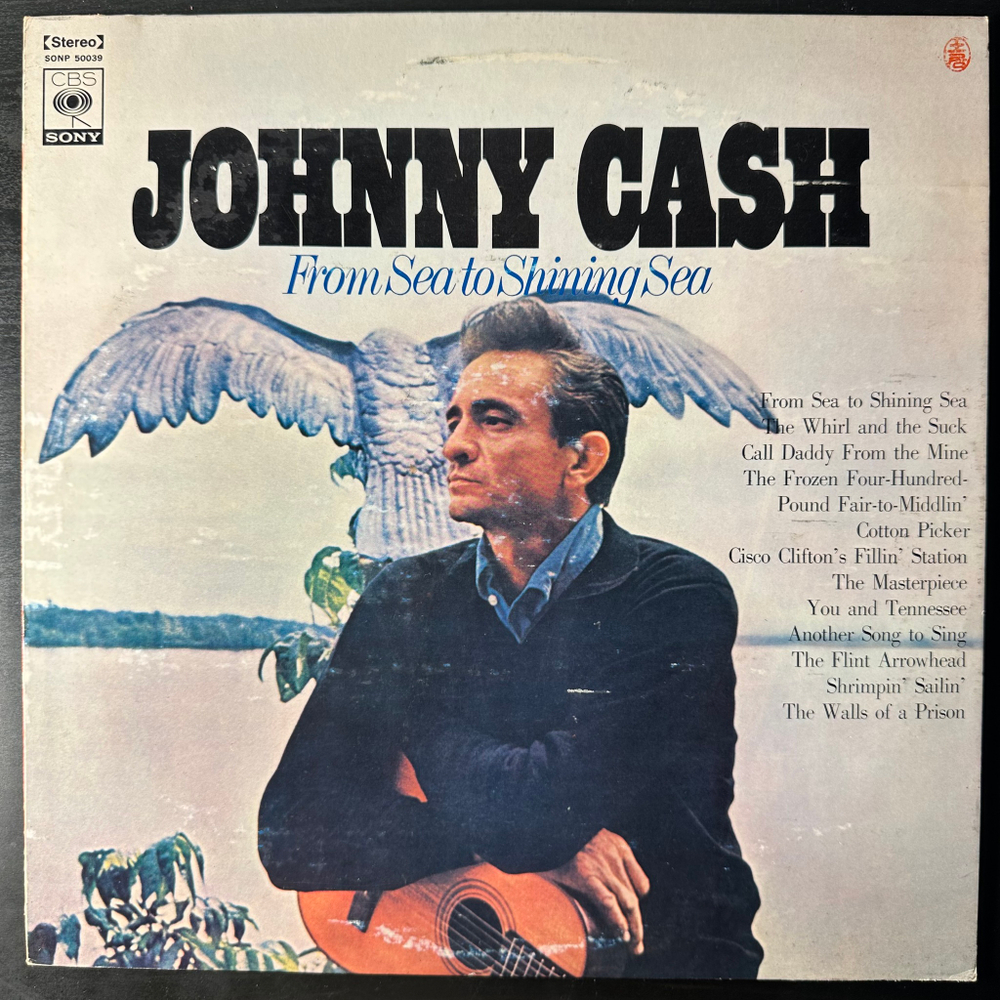 Johnny Cash ‎– From Sea To Shining Sea (Япония 1968г.) Promo