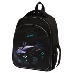 Ранец Berlingo Expert Plus Virtual racing 38х29х15см, 2 отд., с анатомической спинкой