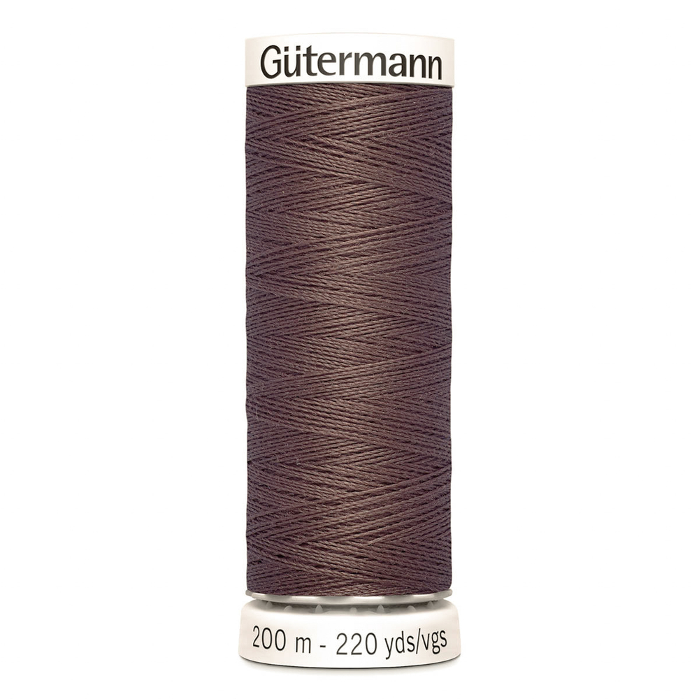 01 Нить Sew-All 100/200 м для всех материалов, 100% полиэстер Gutermann 748277 (423 корица)