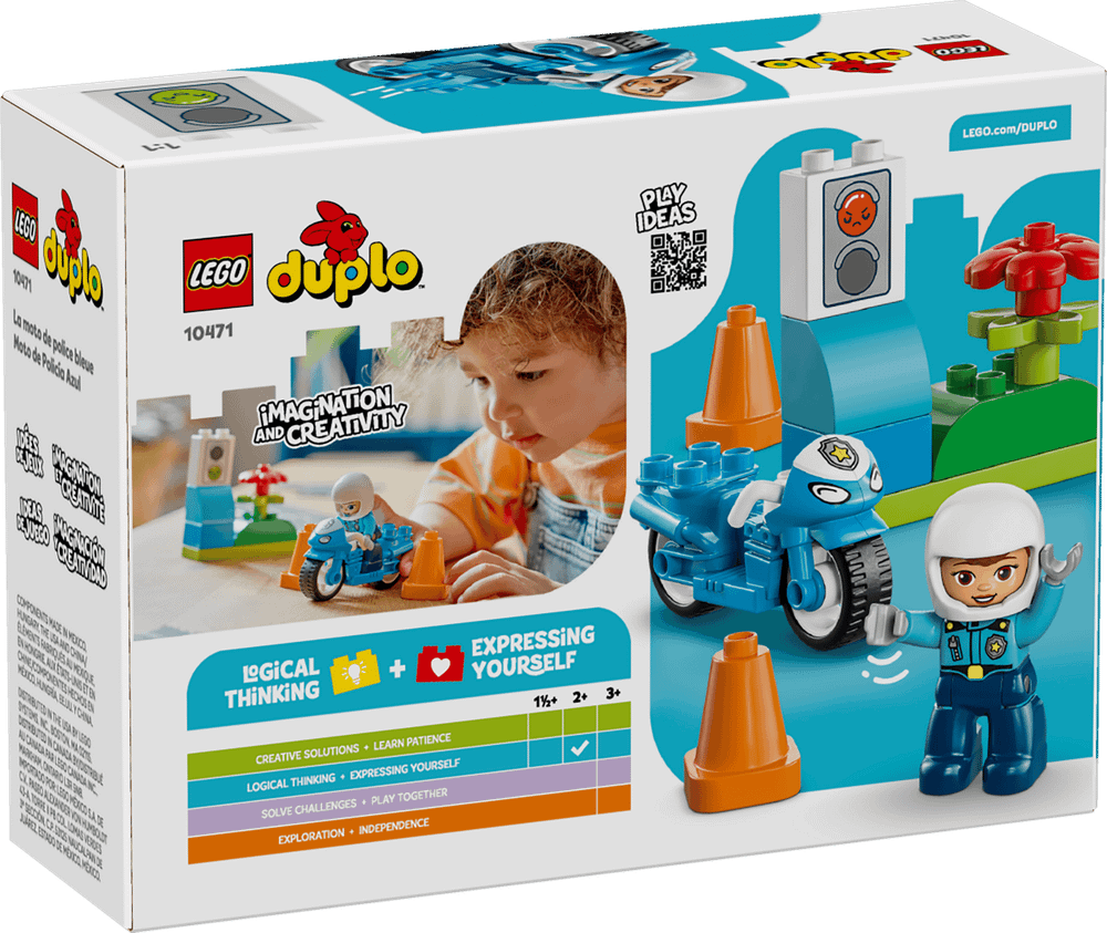 Конструктор LEGO Duplo 10471 Blue Police Motorcycle