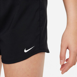 Шорты для девочки теннисные Nike Dri-Fit One High-Waisted Woven Training Shorts - black/white