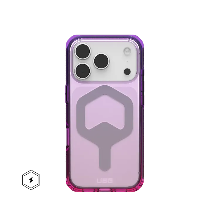 UAG Plyo with MagSafe Series Case for Apple iPhone 17 Pro Purple Pink Ombre (Розовый)