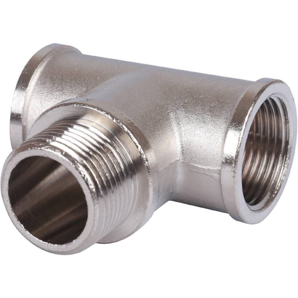 Тройник ВНВ никелированный 3/4"x3/4"x3/4" STOUT