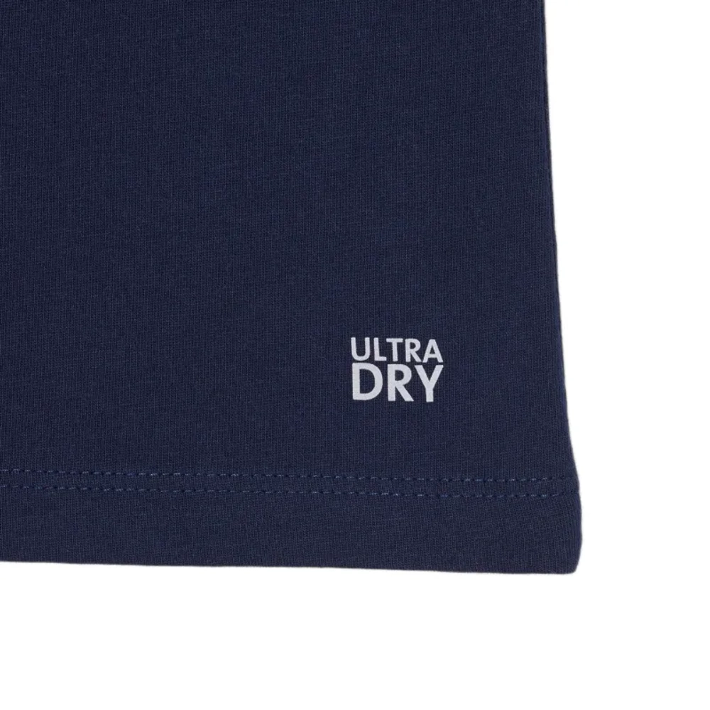 Женская теннисная футболка Lacoste Ultra Dry Technical Cotton Sport - navy blue