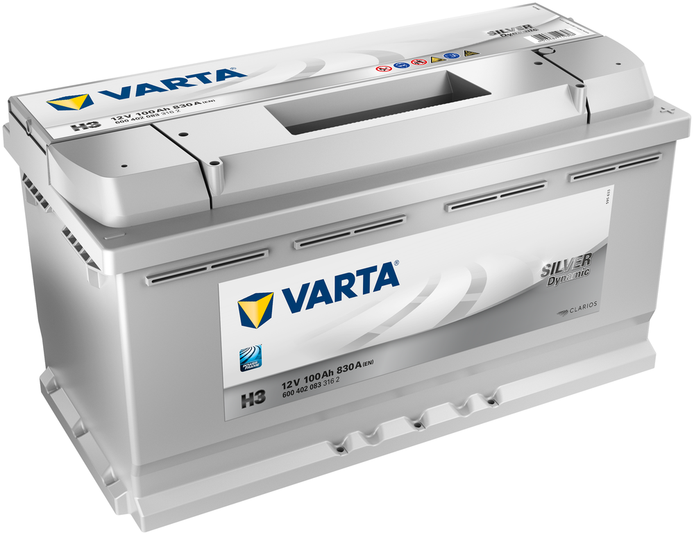 Аккумулятор VARTA Dynamic SLI 100 А/ч обратный R+ 353x175x190 L5 EN 830 А