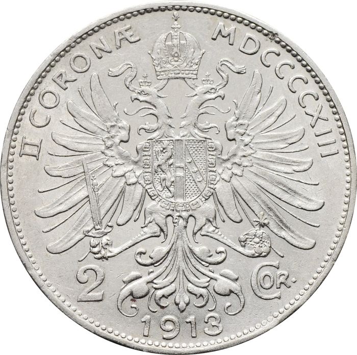 2 кроны 1913 Австрия