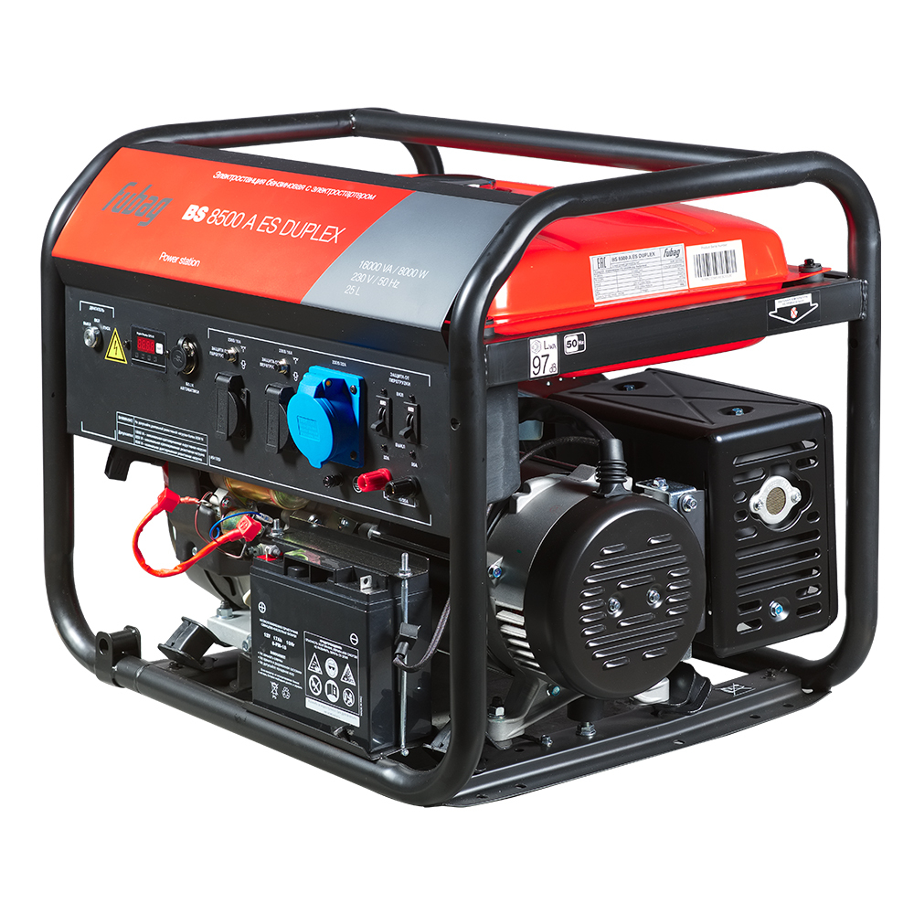 Бензиновый генератор Fubag BS 8500 A ES DUPLEX