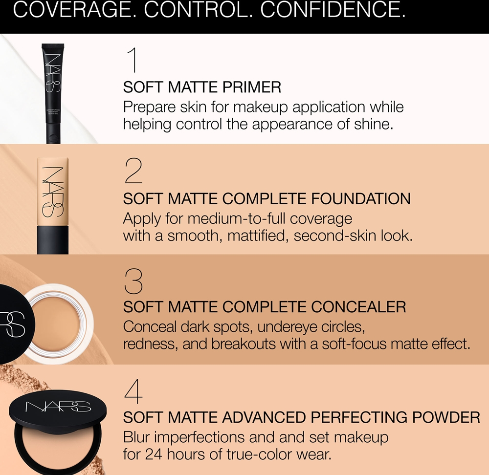 NARS SOFT MATTE Complete Concealer - Матирующий корректор для идеального покрытия оттенок SUCRE D ORGE, 6 g