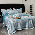 Постельное белье с одеялом из тенселя Paisley | Blue